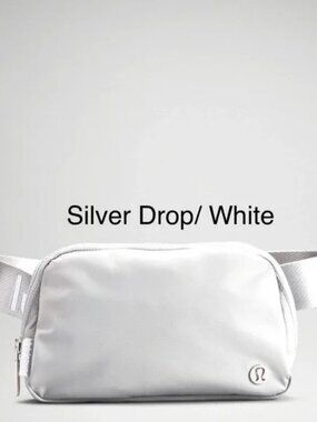 Lululemon silver drop white  Everywhere Belt Bag 1L